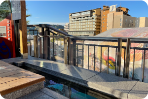 道後温泉空の散歩道